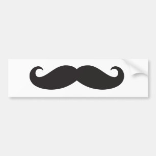 The moustache bumper sticker