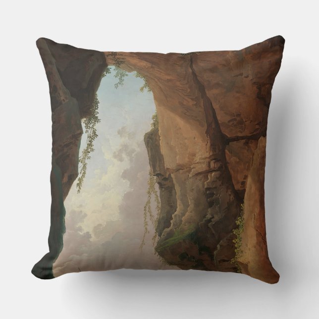 The Mouth of a Cave (1784) Hubert Robert  Cushion (Front)
