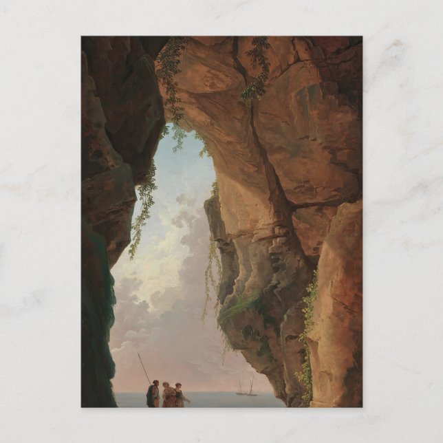 The Mouth of a Cave (1784) Hubert Robert  Postcard (Front)