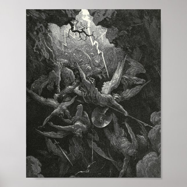 The Mouth Of Hell By Gustave Dore Poster (Front)