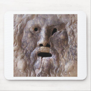 The Mouth of Truth - Rome, Italy Mouse Pad
