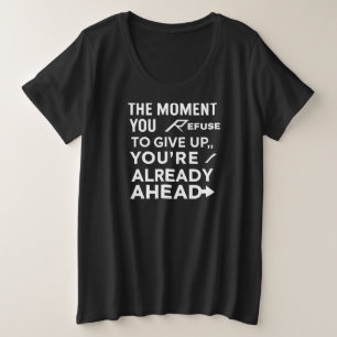 The movement you gym motivation quote with text plus size T-Shirt