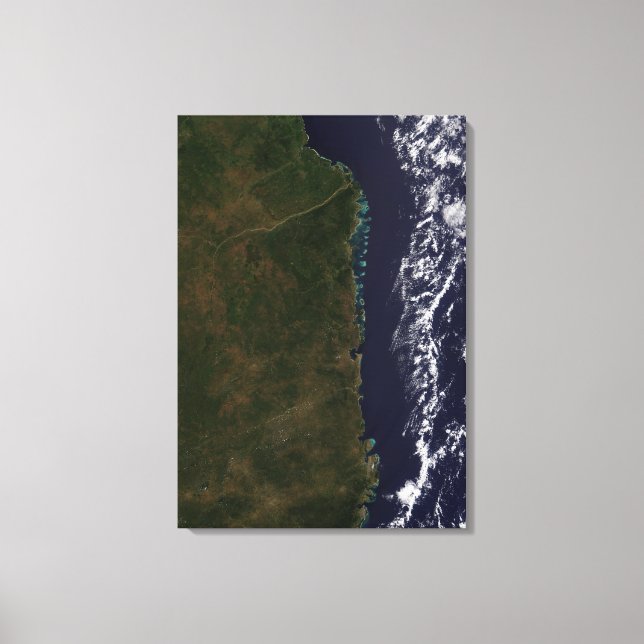 The Mozambique coast Canvas Print (Front)