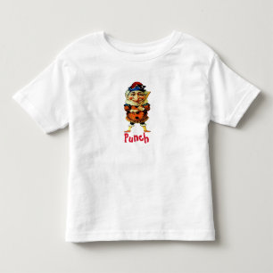 The Mr Punch Puppet, add text Toddler T-Shirt
