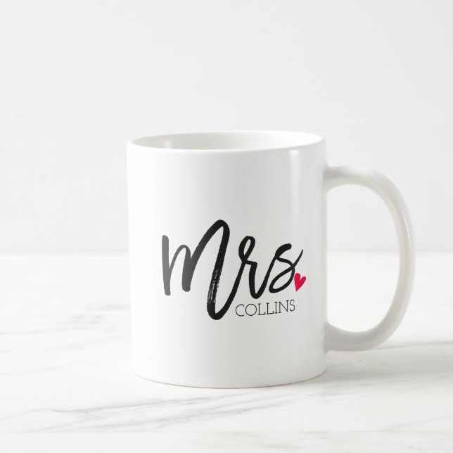 The Mrs. Shoppe | Personalised Mrs. Coffee Mug (Right)