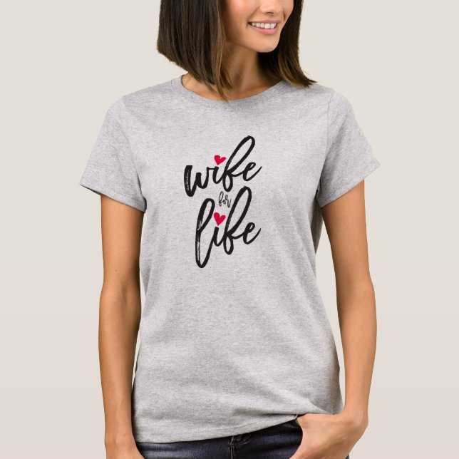 The Mrs. Shoppe | Wife for Life T-Shirt (Front)