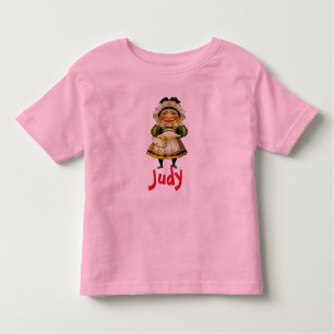 The Ms Judy Puppet, add text Toddler T-Shirt