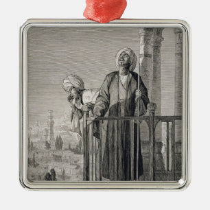 The Muezzin's Call to Prayer, 19th century Metal Tree Decoration