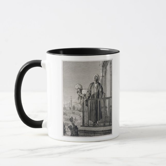 The Muezzin's Call to Prayer, 19th century Mug (Left)