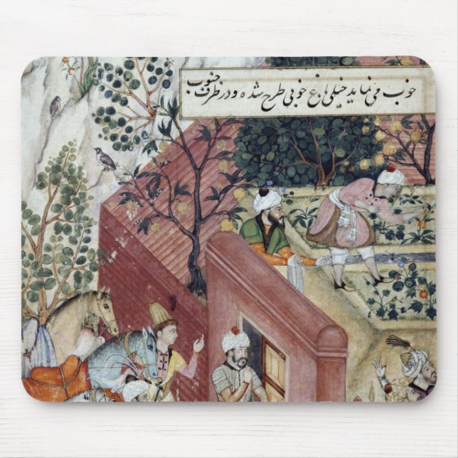 The Mughal Emperor Babur Mouse Pad (Front)