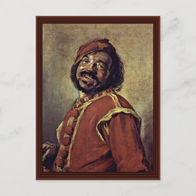 The Mulatto By Hals Frans Postcard (Front)