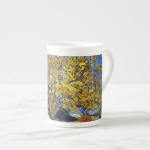 The Mulberry Tree. Vincent Van Gogh. Fmous art. Bone China Mug