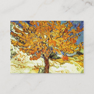 The Mulberry Tree, Vincent van Gogh. Vintage art Business Card