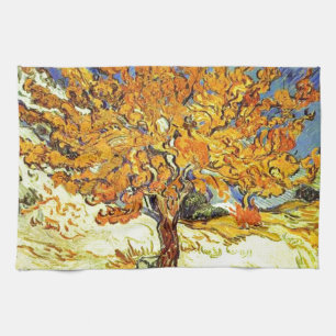 The Mulberry Tree, Vincent van Gogh. Vintage art Tea Towel