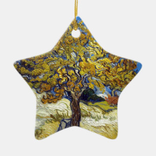 The Mulberry Tree, Vincent van Gogh. Vintage Ceramic Tree Decoration