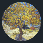 The Mulberry Tree, Vincent van Gogh. Vintage Classic Round Sticker<br><div class="desc">The Mulberry Tree,  Vincent van Gogh. Vintage floral oil painting. Famous fine art.</div>