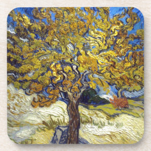 The Mulberry Tree, Vincent van Gogh. Vintage Coaster