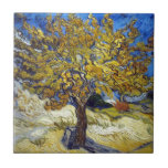 The Mulberry Tree, Vincent van Gogh. Vintage Tile<br><div class="desc">The Mulberry Tree,  Vincent van Gogh. Vintage floral oil painting. Famous fine art.</div>