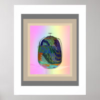 The Multi Colour Jar Poster + Inset Mat 