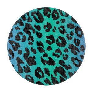 The Multi-Coloured Leopard Series Design 6 Cutting Board