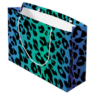 The Multi-Coloured Leopard Series Design 6 Large Gift Bag
