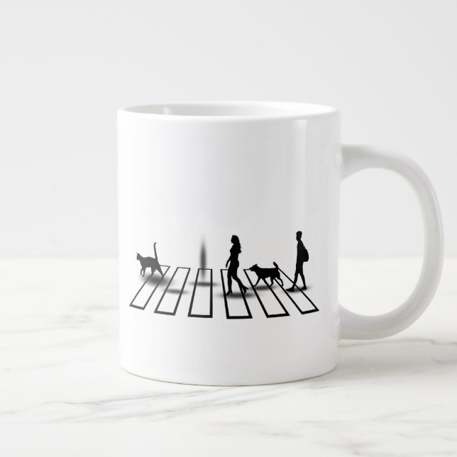 The Multi-Dimensions Crossing.w Large Coffee Mug (Right)
