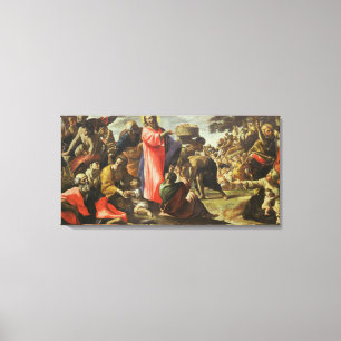The Multiplication of the Loaves and Fishes Canvas Print