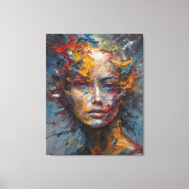 The Multiverse in your Head Canvas Print (Front)