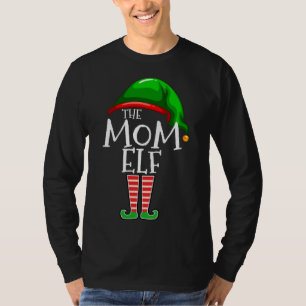 The Mum Elf Family Matching Christmas Gift Mummy T-Shirt