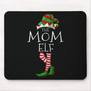 The Mum Elf Fun Christmas Matching Family Pajama  Mouse Pad