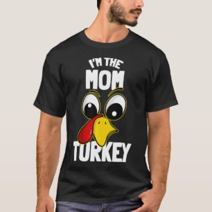 The Mum Turkey Family Group Matching Thanksgiving T-Shirt