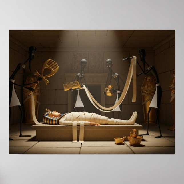 The Mummification Ritual Poster (Front)