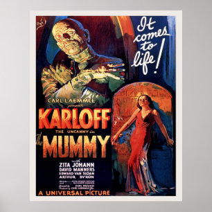 The Mummy 1932 Classic Horror Movie Poster