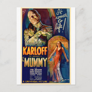 The Mummy 1932 Film Postcard