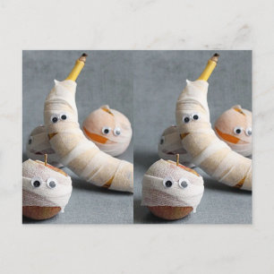 ****THE MUMMY GANG HALLOWEEN**** POSTCARD