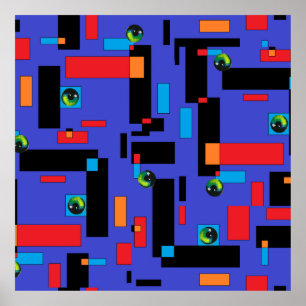 The Mummy I - Ken Gauge Abstract Art Poster