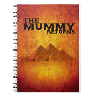 The mummy returns  notebook