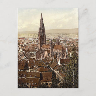 The Munster, Freiburg, Baden, Germany magnificent Postcard