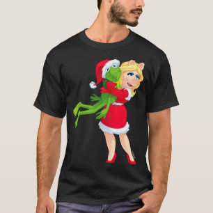 The Muppets Kermit Miss Ggy Christmas  T-Shirt