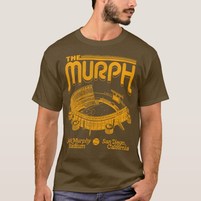THE MURPH Defunct Baseball Jack Murphy Stadium T-Shirt (Front)