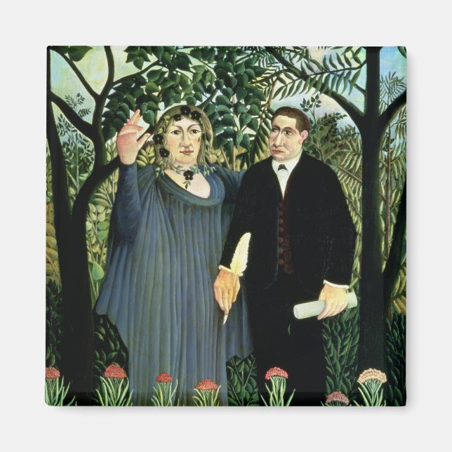 The Muse Inspiring the Poet, 1908-09 Magnet (Front)