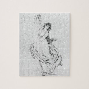 The Muse of Dance, Plate VI from 'Lady Hamilton's Jigsaw Puzzle