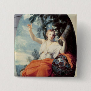 The Muse Urania, 1646-47 15 Cm Square Badge