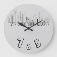The muse wall clock