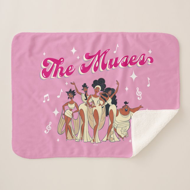 The Muses Sherpa Blanket (Front (Horizontal))