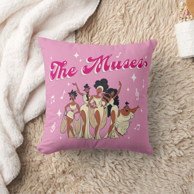 The Muses Throw Pillow (Blanket)