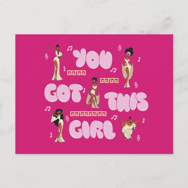The Muses - You Got This Girl Postcard (Front)