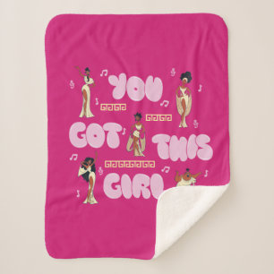 The Muses - You Got This Girl Sherpa Blanket