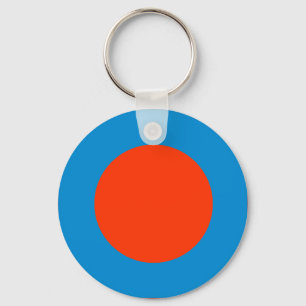 The MUSEUM Artist Series CyanHexacromecSqCircleTra Key Ring