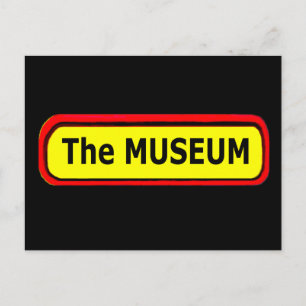 The MUSEUM Logo The MUSEUM Zazzle Postcard